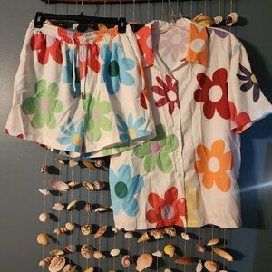 Rare Dressed In LALA SundayUp Flower Power Set